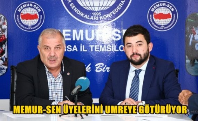 Memur-sen üyelerini Umreye götürüyor