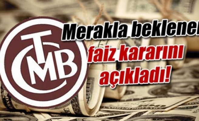 Merkez Bankası faizlere dokunmadı