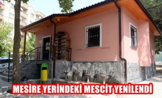 Mesire yerindeki mescit yenilendi