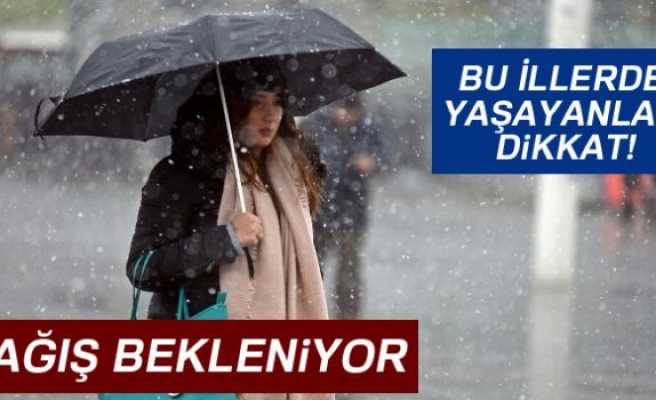 Meteoroloji'den yağış uyarısı 