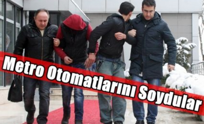 Metro Otomatlarını Soydular