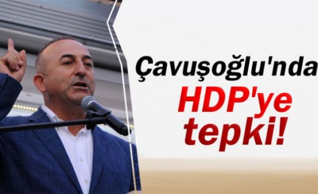 Mevlüt Çavuşoğlu'ndan HDP'ye tepki