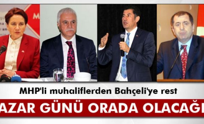 MHP'li muhaliflerden ortak açıklama