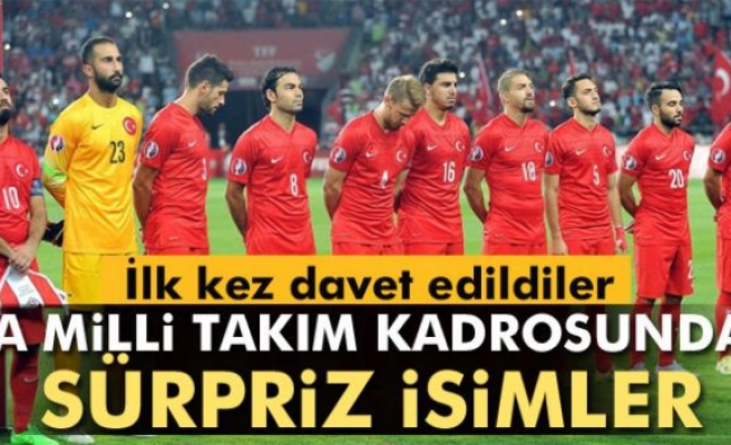 Milli Takımda Sürpriz İsimler