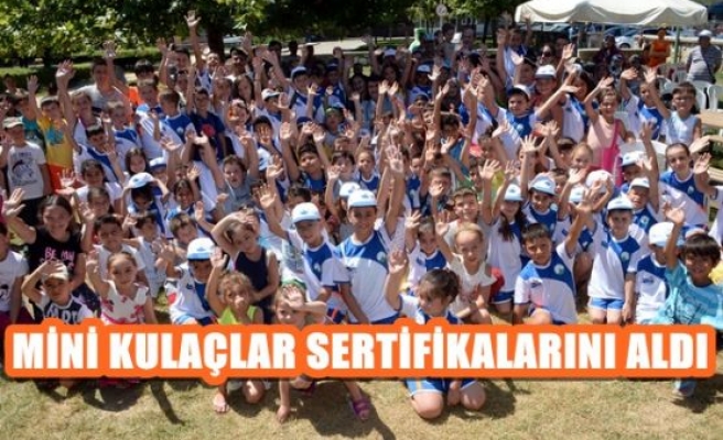  Mini kulaçlar sertifikalarını aldı