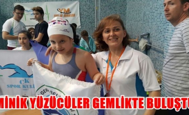 MİNİK YÜZÜCÜLER GEMLİK'TE BULUŞTU