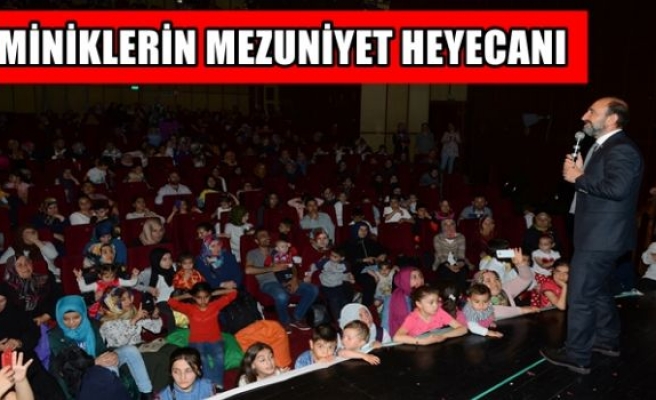  MİNİKLERİN MEZUNİYET HEYECANI