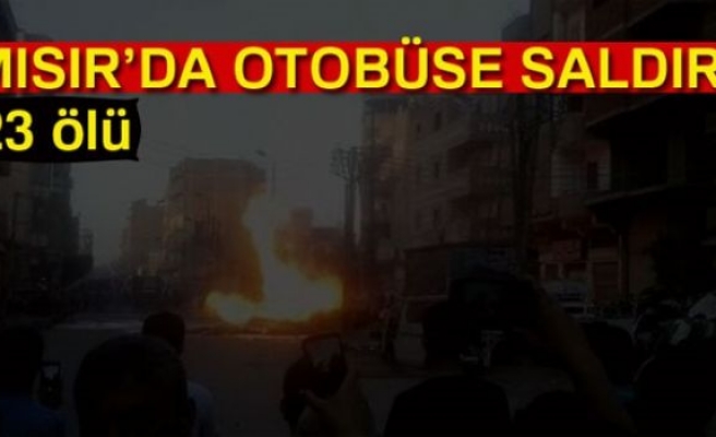 Mısır’da Otobüse Silahlı Saldırı: 23 Ölü