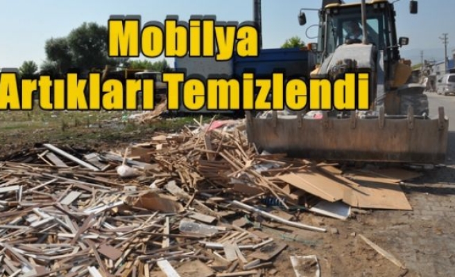 Mobilya Artıkları Temizlendi