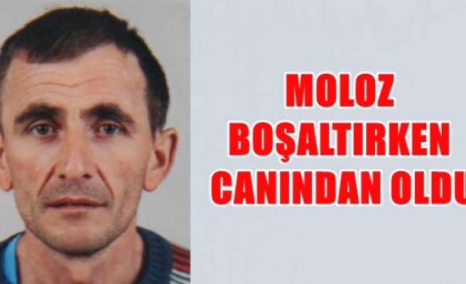 Moloz boşaltırken canından oldu