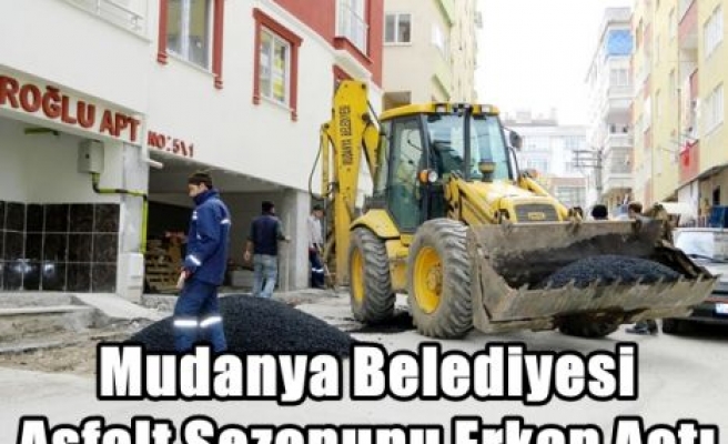 Mudanya Belediyesi Asfalt Sezonunu Erkan Açtı