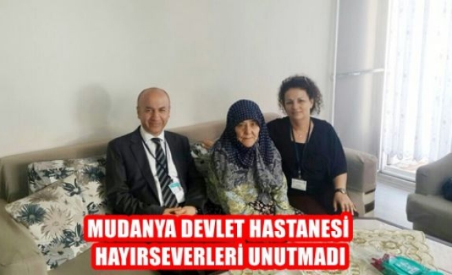 Mudanya Devlet Hastanesi Hayırseverleri Unutmadı