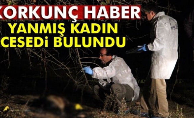 Muğla’da yanmış kadın cesedi bulundu