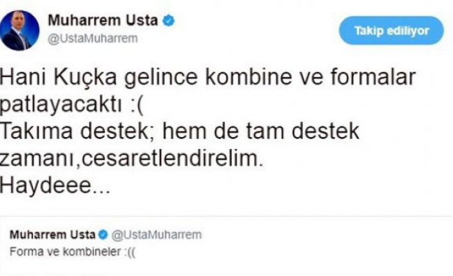 Muharrem Usta'dan taraftara çağrı !