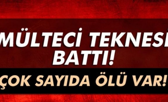 Mültecileri taşıyan tekne battı: 5 ölü