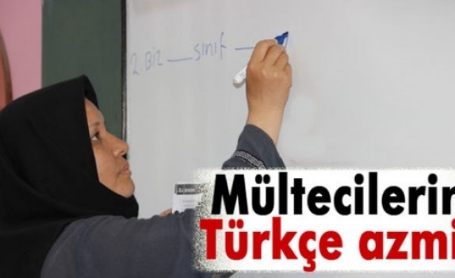 Mültecilerin Türkçe azmi