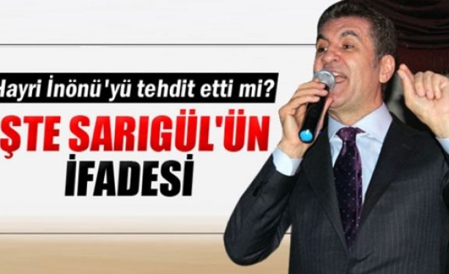 Mustafa Sarıgül tehdit iddialarını reddetti