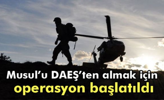 Musul’dan DEAŞ’i temizleme operasyonları başladı