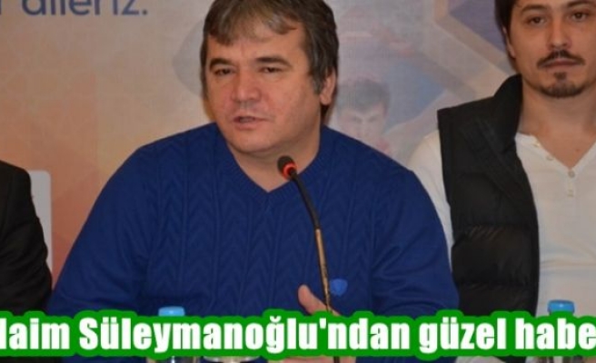 Naim Süleymanoğlu'ndan güzel haber