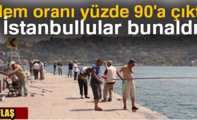 Nem oranı yüzde 90'a çıktı 