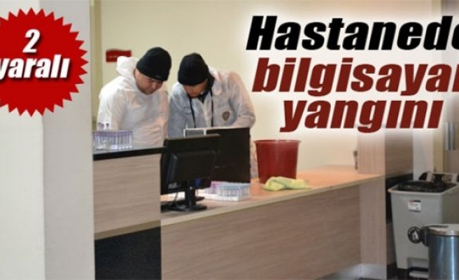 Niğde'de hastane laboratuvarında yangın