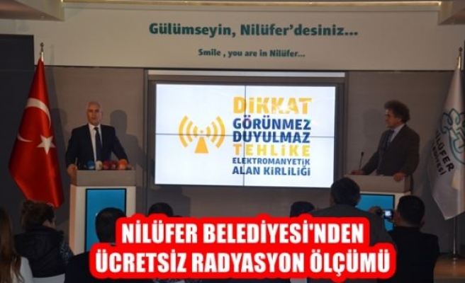 Nilüfer Belediyesi'nden Ücretsiz Radyasyon Ölçümü