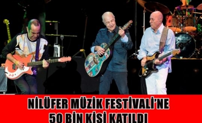 Nilüfer müzik festivaline 50'bin kişi katıldı