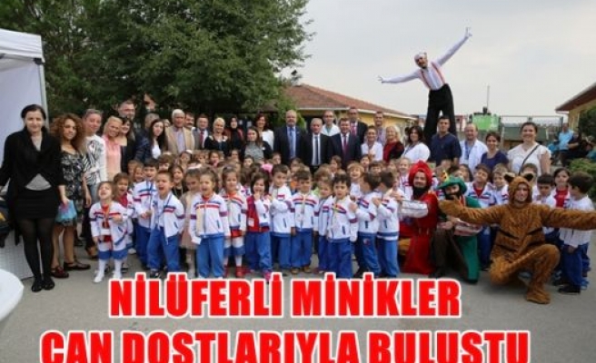 Nilüfer'li minikler can dostlarıyla buluştu