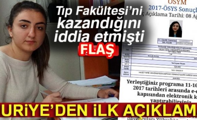 NURİYE'DEN İLK AÇIKLAMA!