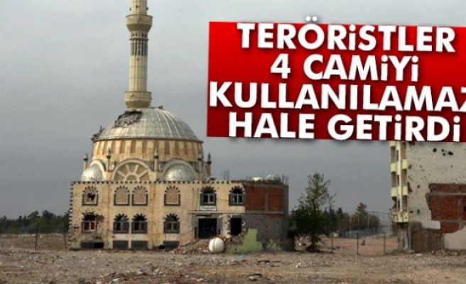 Nusaybin’de 4 cami kullanılamaz hale geldi