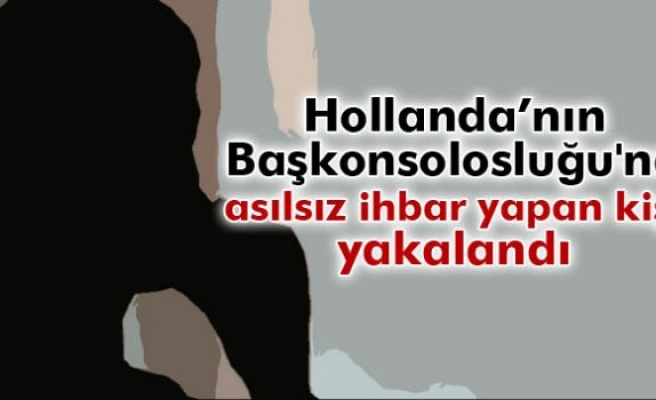 O şahıs Aksaray’da yakalandı: Hollanda Başkonsolosluğu’nun...