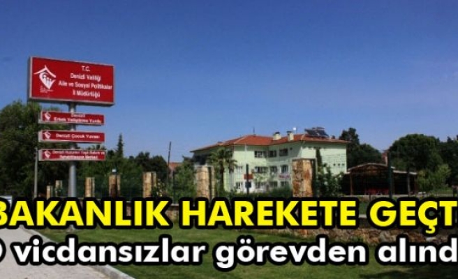 O vicdansızlar görevden alındı