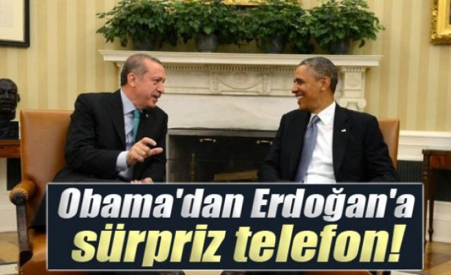 Obama'dan Erdoğan'a sürpriz telefon!