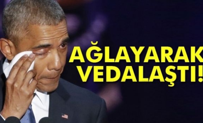 Obama’dan gözyaşları içinde veda konuşması