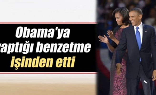 Obama'ya yaptığı benzetme işinden etti