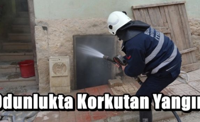 Odunlukta Korkutan Yangın