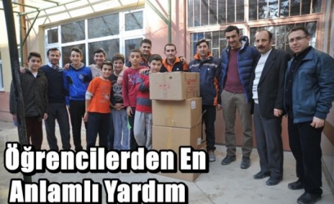 Öğrencilerden En Anlamlı Yardım