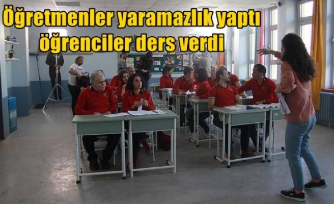 Öğretmenler yaramazlık yaptı öğrenciler ders verdi