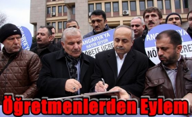 Öğretmenlerden Eylem