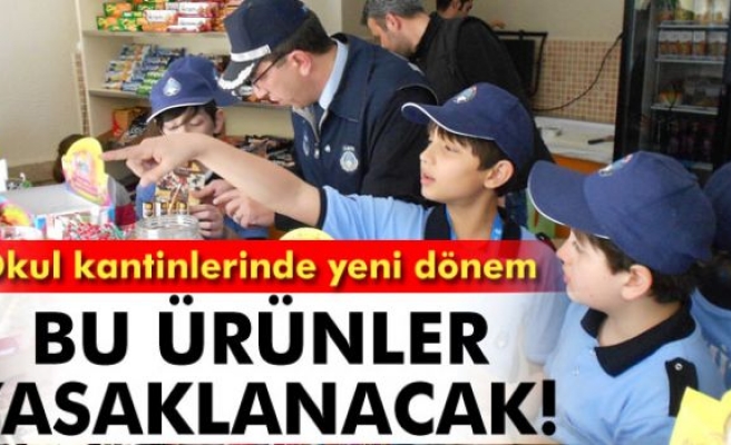 Okul kantinlerinde yeni dönem!