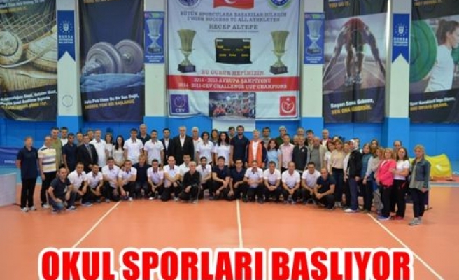 Okul sporları başlıyor