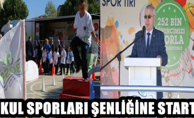 OKUL SPORLARI ŞENLİĞİNE START