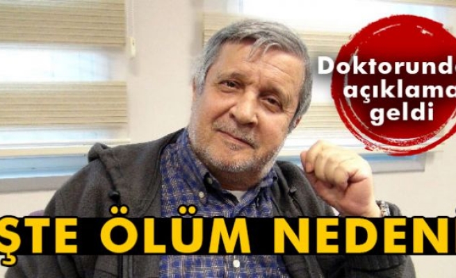 Ölüm Nedeni Belli Oldu!