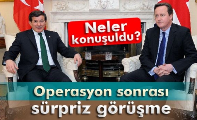 Operasyon sonrası sürpriz görüşme