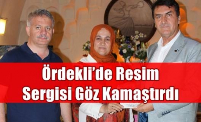 Ördekli’de Resim Sergisi Göz Kamaştırdı