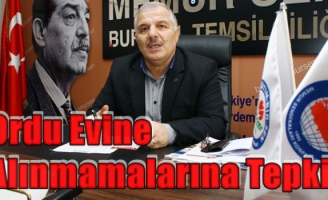 Ordu Evine Alınmamalarına Tepki