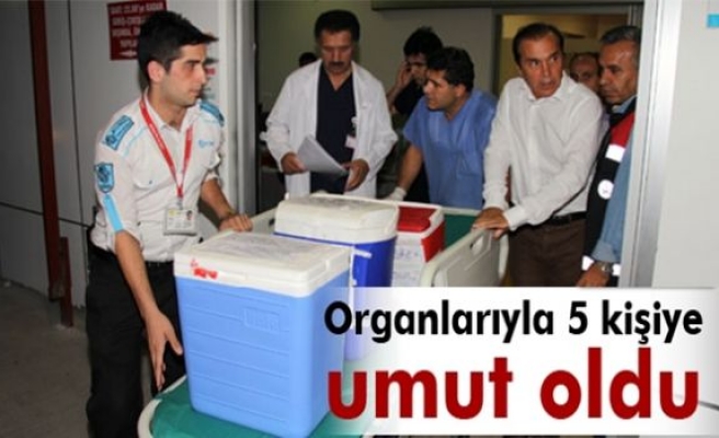 Organlarıyla 5 kişiye umut oldu