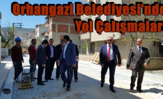 Orhangazi Belediyesi'nde Yol Çalışmaları