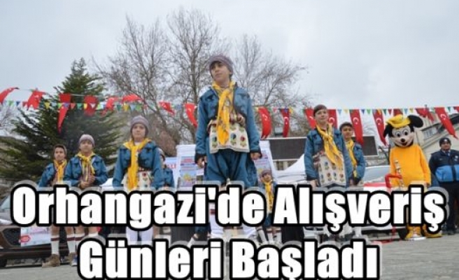 Orhangazi'de Alışveriş Günleri Başladı