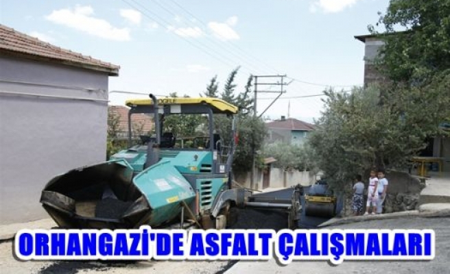 Orhangazi’de asfalt çalışmaları